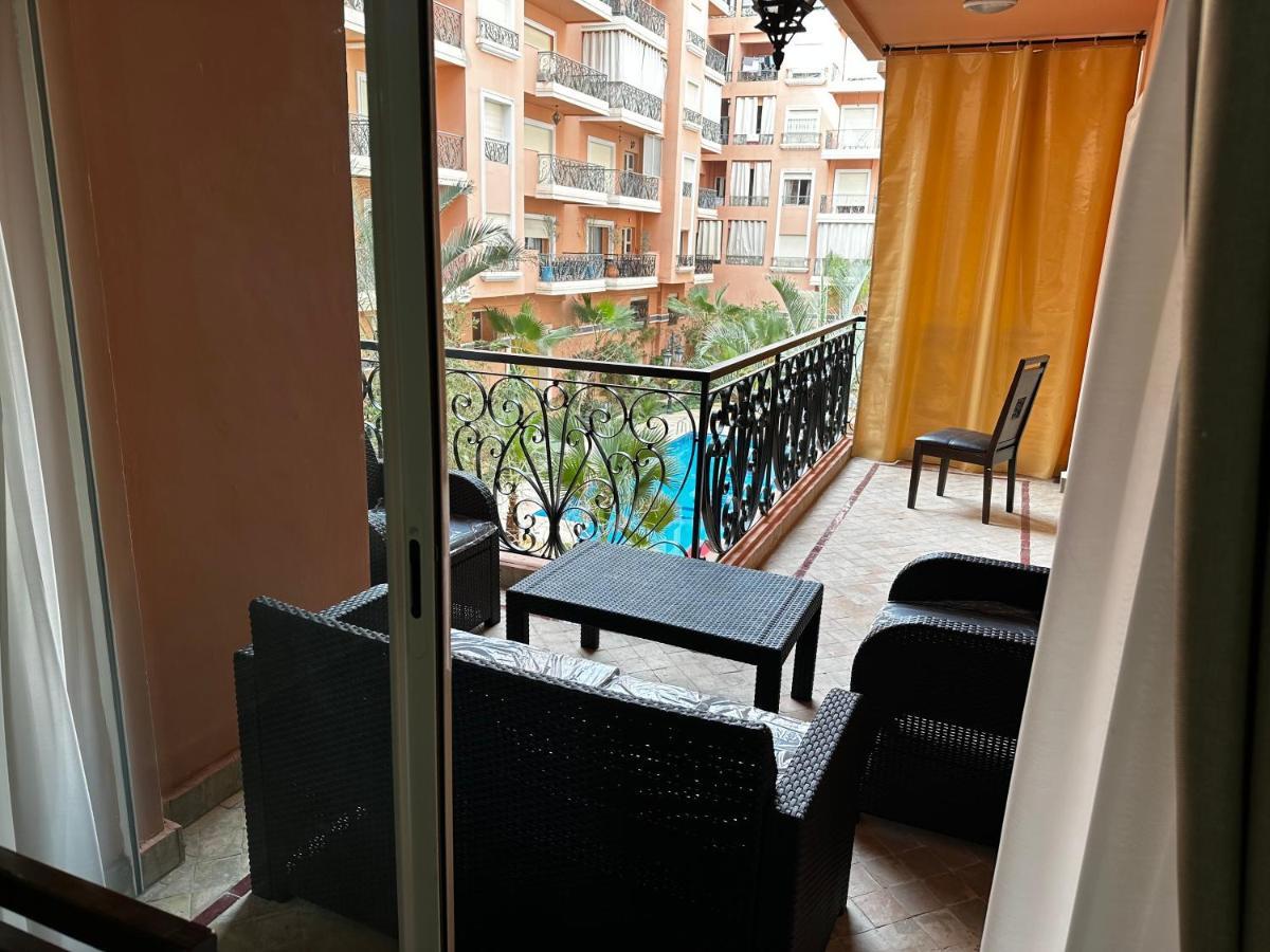 Beautiful, Great Equipped 122 M Holiday Apartment Near Majorelle Garden And Gueliz With Pool Views And A Large Balcony And Terrace Marrakesh Eksteriør billede